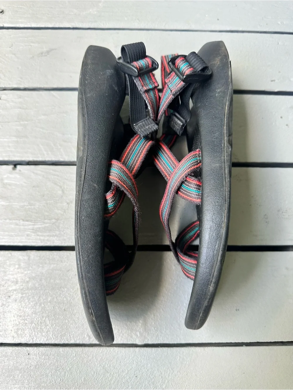 CHACO Z/2 Yampa Multicolored Straps Toe loop Sandal  - Men's 10